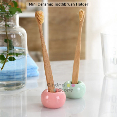 Mini Ceramic Toothbrush Holder